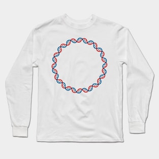Circular DNA Double Stranded Long Sleeve T-Shirt